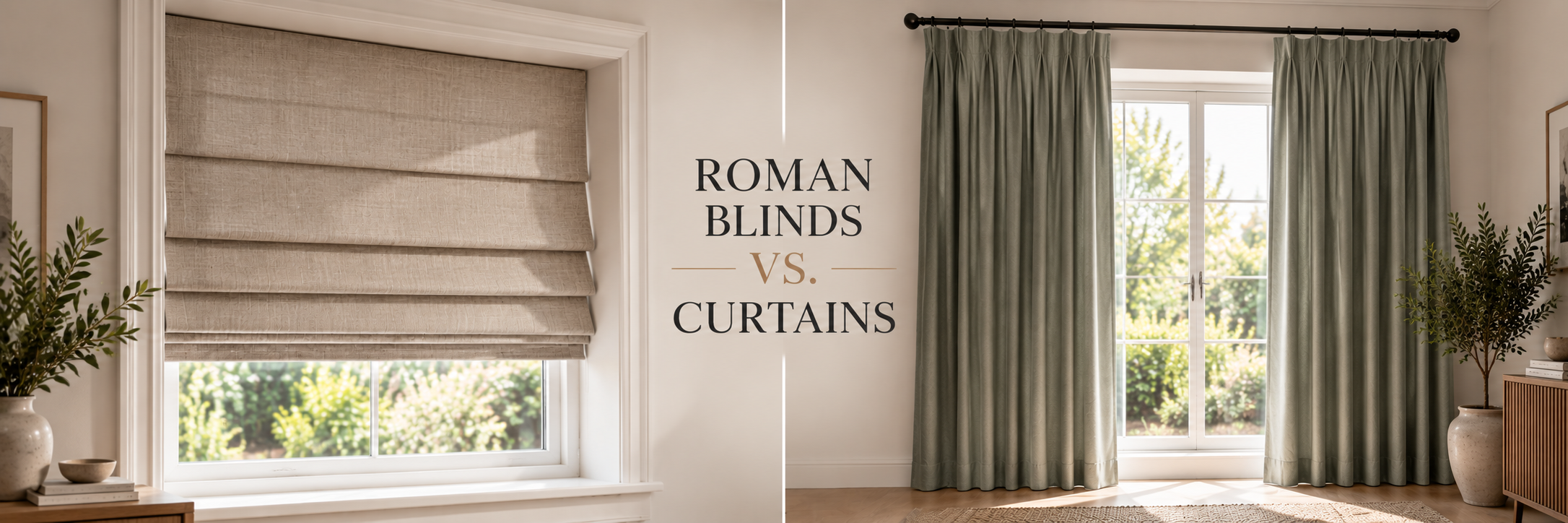 Roman Blinds vs Curtains: Which Is Better for Your Windows?